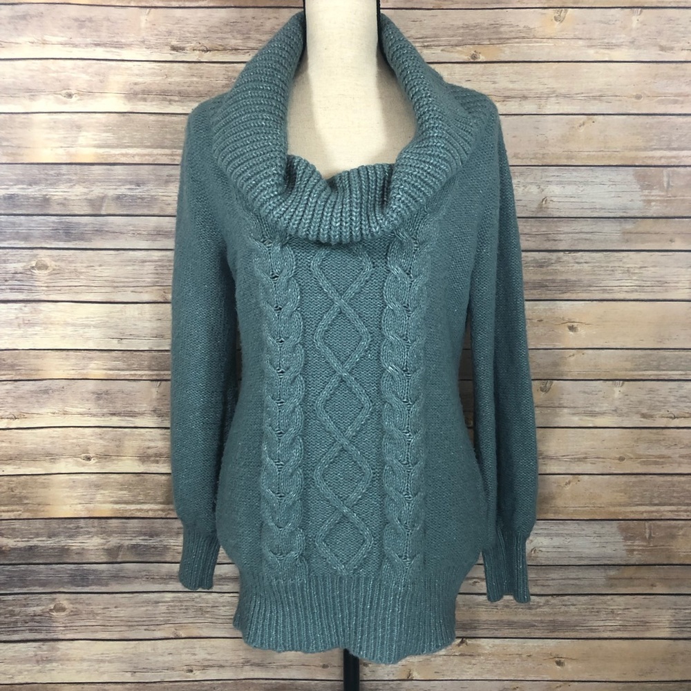 BCBG Max Azria Chunky Knit Cowl-neck Sweater